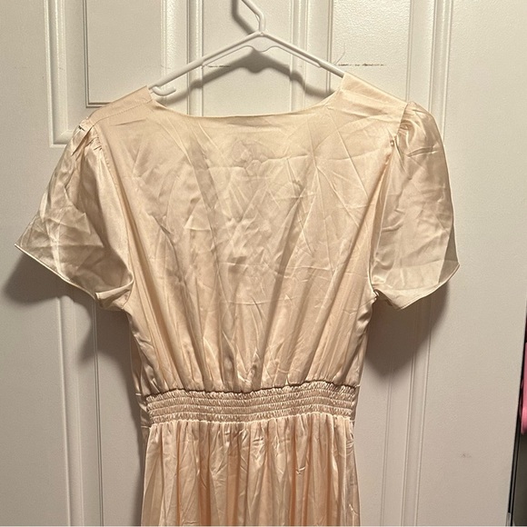 Baltic Born Poppy Satin Midi Dress in Ivory small NWT - Picture 8 of 8